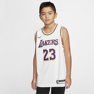 Jersey Nike LeBron James Association Edition Swingman (Los Angeles Lakers) Big NBA Baieti Albi | VMR